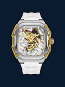 Artistic Fish Dial, Stainless Steel Case, Waterproof Sport Watch
