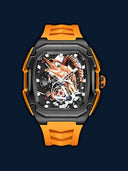 Artistic Fish Dial, Stainless Steel Case, Waterproof Sport Watch